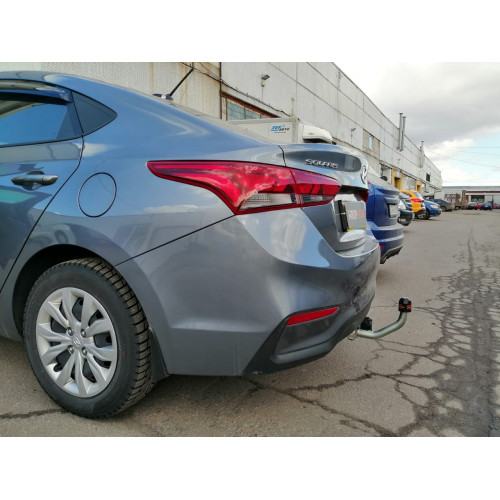 Фаркоп MOTODOR на HYUNDAI Solaris 2017– Арт. 90907 (седан) (Оцинкованный шар)