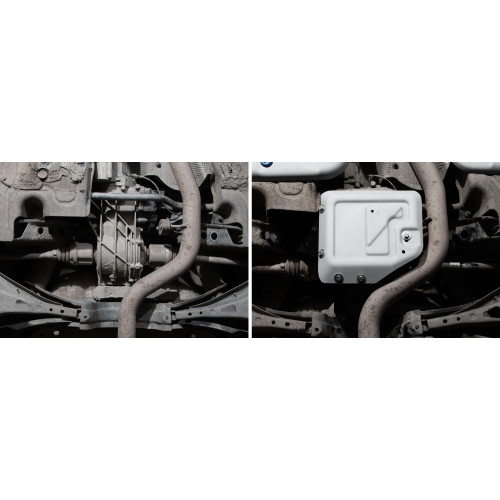 Защита Дифференциала Rival для Geely Atlas 2023-, Алюминий 3 мм - Арт. 333.1932.1