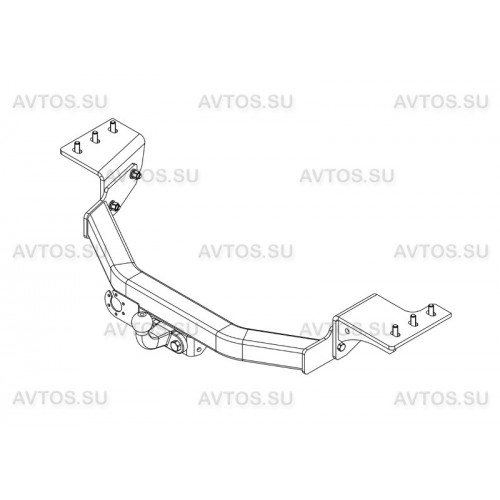 Фаркоп Avtos на TOYOTA Fortuner II 2015- Арт.TY 46
